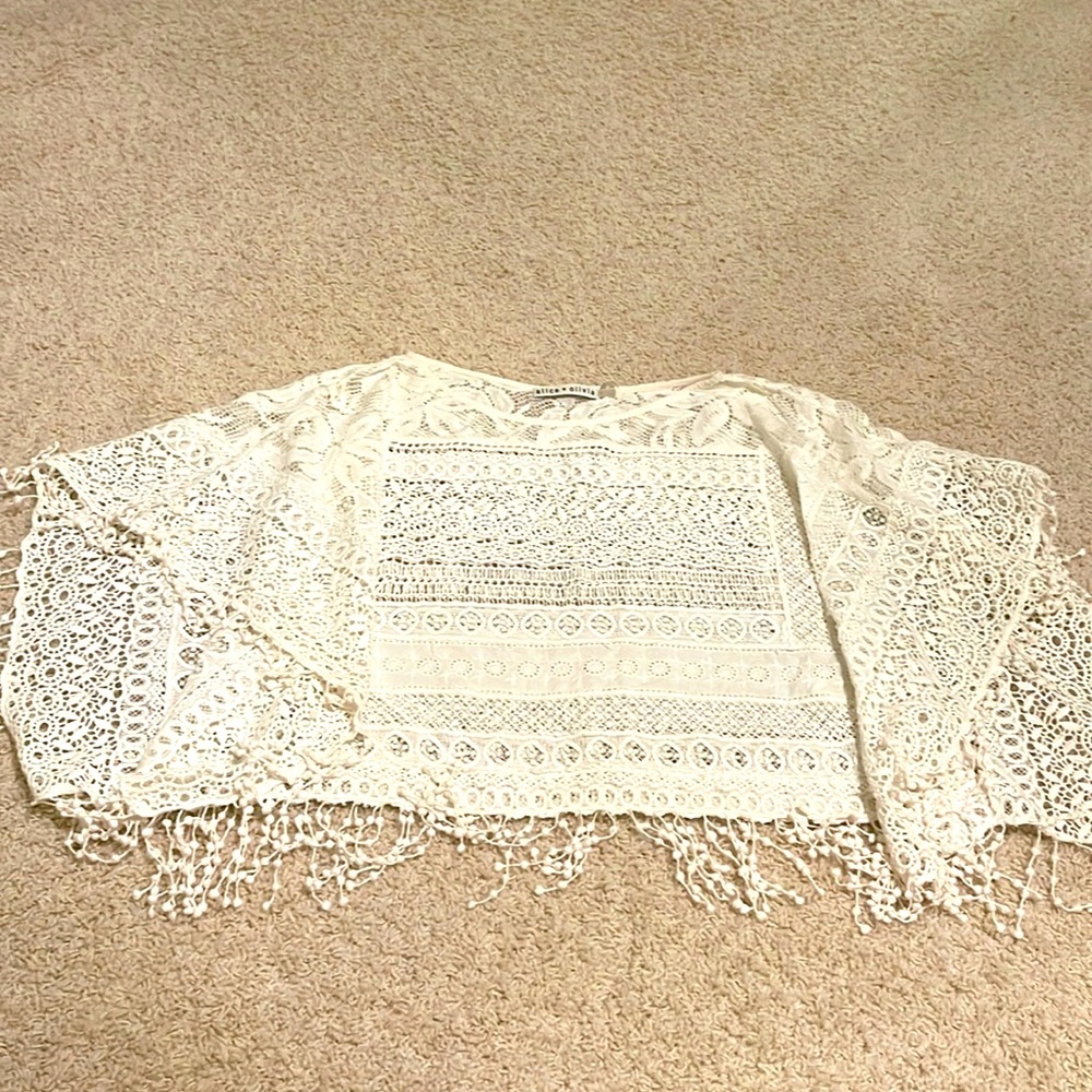 Alice and Olivia beach top